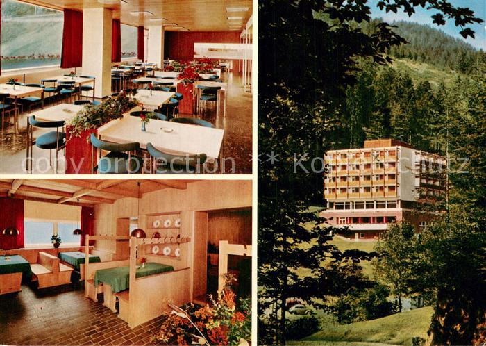 Lierbach Dt Postgewerkschaft Erholungsheim Haus Wasserfall Gastraeume