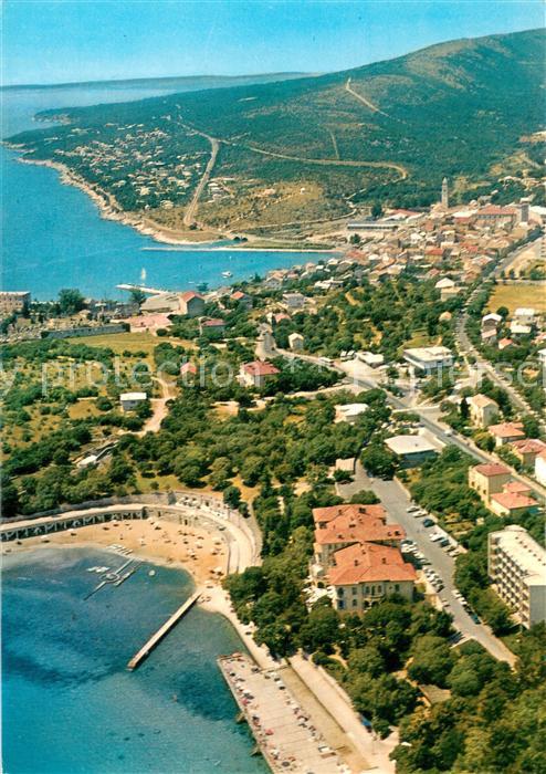Novi Vinodolski Croatia Fliegeraufnahme