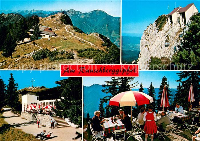 Ruhpolding Bayern Rauschberghaus Rauschberggipfel Freiterrasse