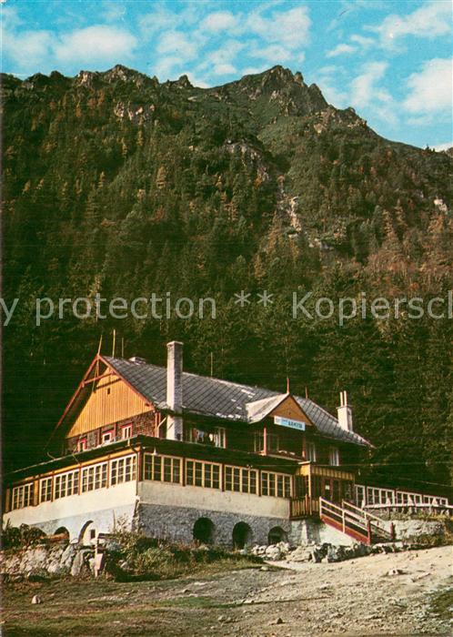 Vysoke Tatry Chata Kamzik pod ubocim Slavkovskeho stitu