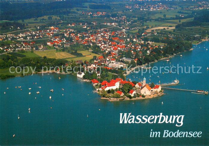 Wasserburg Bodensee Fliegeraufnahme