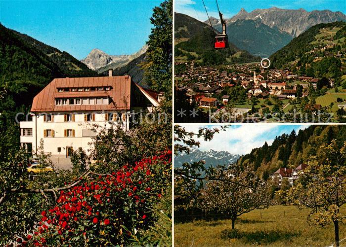 Schruns Tschagguns Krankenhaus Maria Rast Gauenstein Panorama