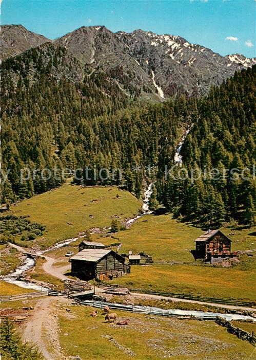 Niederthai oetztal Tirol Alpengasthof Larstighof Fliegeraufnahme