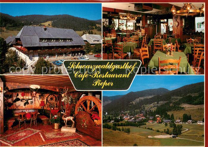 Menzenschwand Schwarzwaldgasthof Cafe Restaurant Pieper Gaststube Bar Panorama