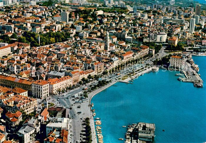 Split Spalato Fliegeraufnahme