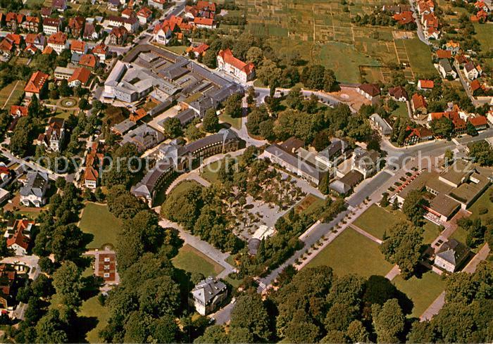 Bad Nenndorf Niedersaechsisches Staatsbad Kurzentrum Fliegeraufnahme
