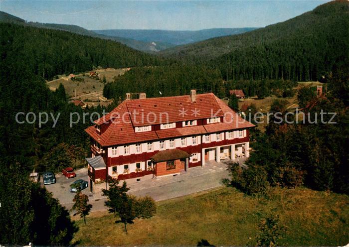Hundsbach Forbach Gasthaus Pension zur schoenen Aussicht Fliegeraufnahme