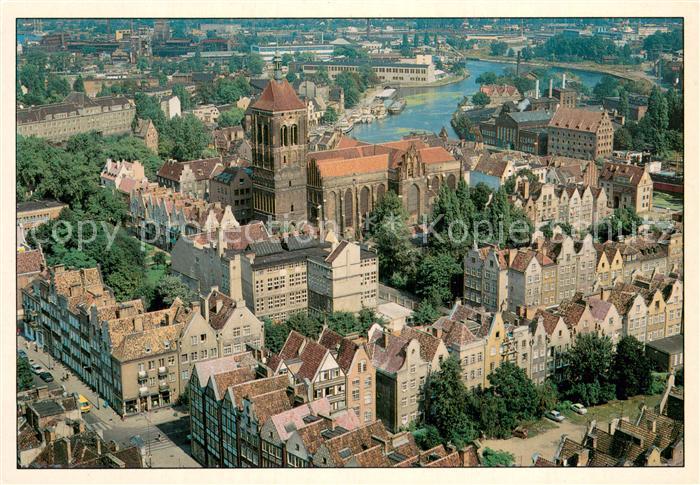 Gdansk Danzig PL Blick aus dem Marienkirchturm