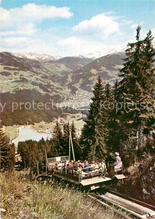 Schruns Vorarlberg Golmerbahn Blick ins Tal Alpenpanorama