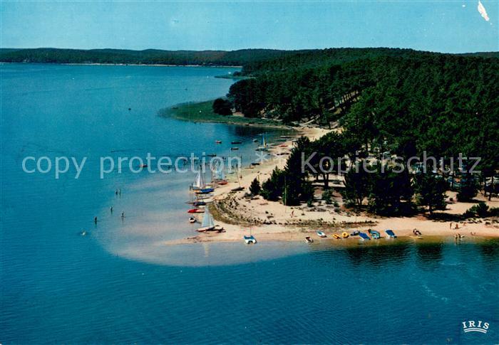 Lac de Lacanau 33 et Lac du Moutchic Camping de Tedey vue aérienne