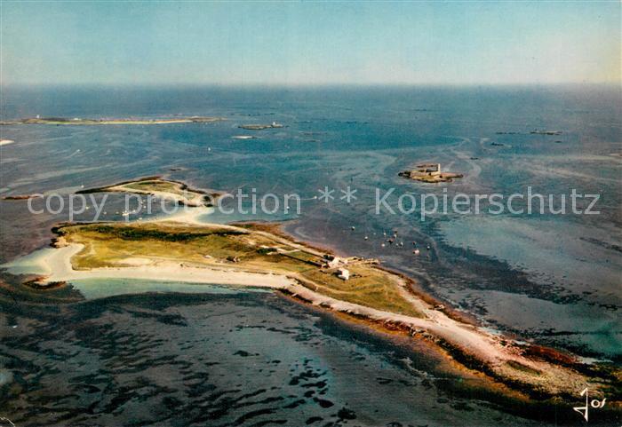 Iles de Glenan Centre de plongée du G.A.P. de Quimper vue aérienne