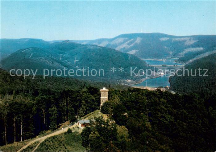 Bad Lauterberg Bismarckturm mit Odertalsperre