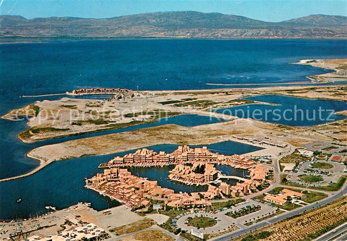 Port Barcares 66 Cité lacustre nautica vue aérienne