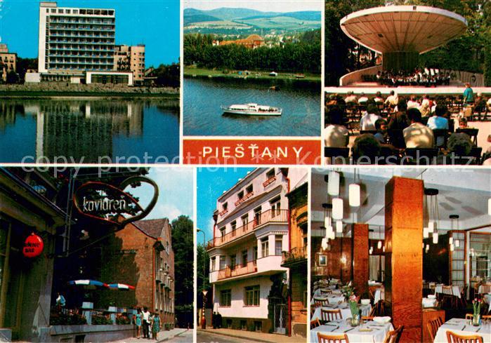 Piestany Interhotel Hudobny pavillon Kaviaren Srdiecko Bar Hotel Restaurant