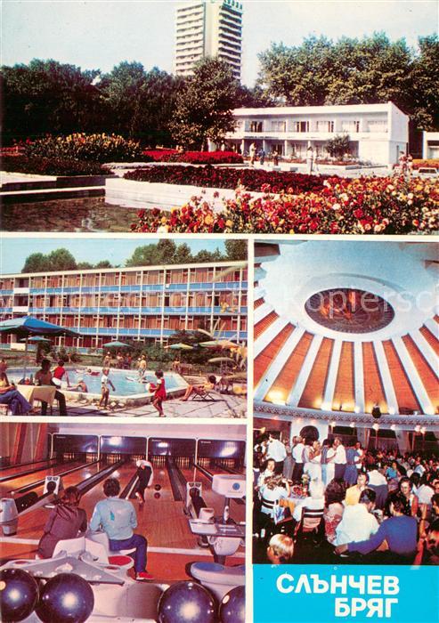 Slantschev Brjag Hotel Swimming Pool Tanz Kegelbahn