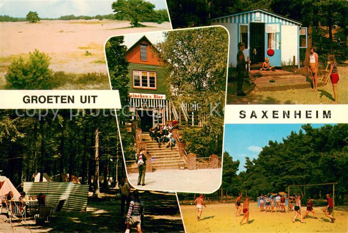 Vierhouten NL Camping Saxenheim Beach Volleyball Landschaft