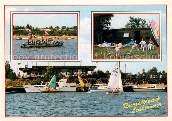 Well Limburg NL Recreatiepark Leukermeer Segeln Motorjacht