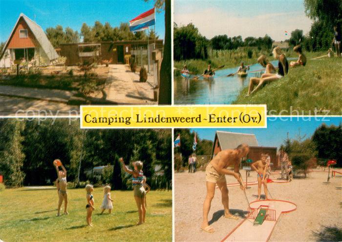 Enter Camping en Bungalowpark Liendenweerd Minigolf Kanufahren