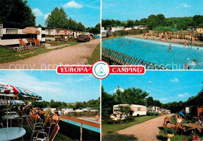 Valkenburg aan de Geul Europa Camping Terrasse Schwimmbad