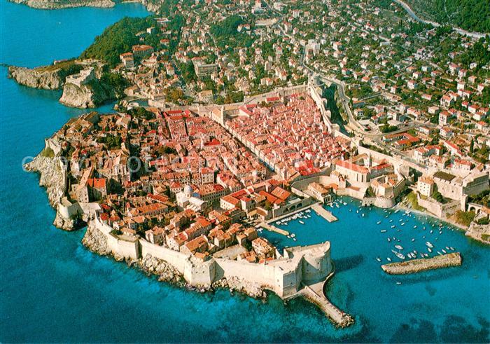 Dubrovnik Ragusa Fliegeraufnahme