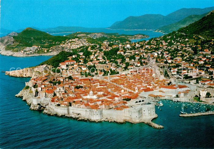 Dubrovnik Ragusa Fliegeraufnahme