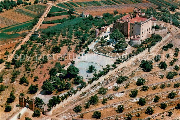 Castelldefels ES Vista aerea del castillo