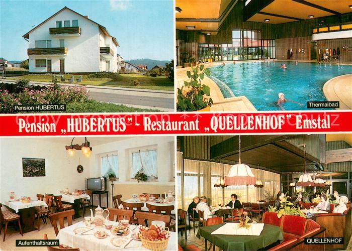 Sand Emstal Pension Hubertus Restaurant Quellenhof Thermalbad