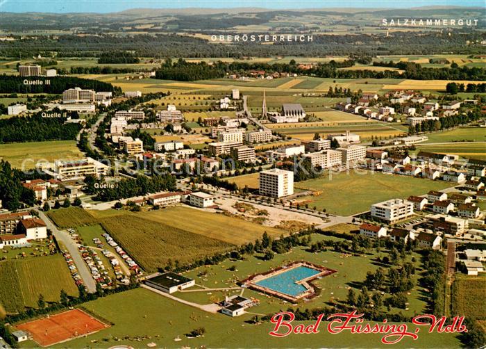 Bad Fuessing Schwefeltherme Thermalbad Tennisplaetze