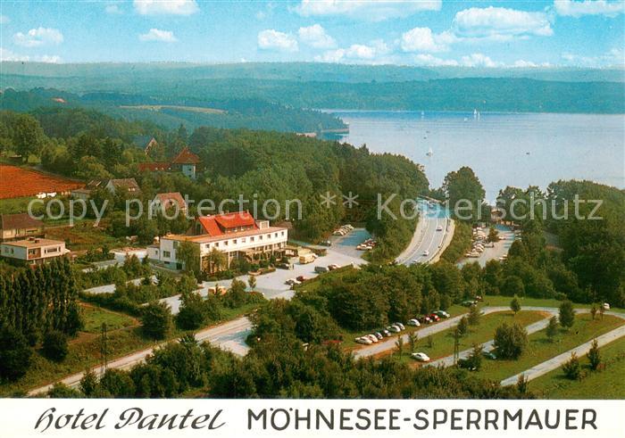 Guenne Hotel Pantel am Moehnsee Fliegeraufnahme