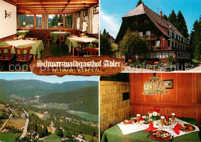 Baerental Feldberg Schwarzwaldgasthof Adler Gastraeume Fliegeraufnahme