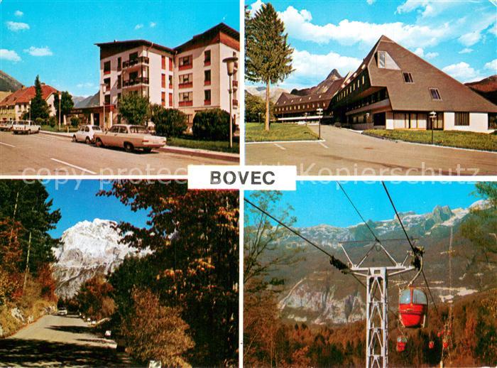 Bovec Slovenia Teilansichten Luftseilbahn