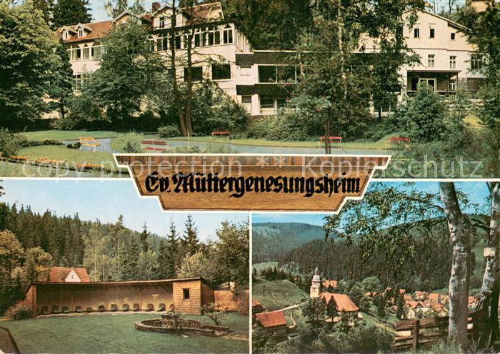 Wildemann Harz Goslar Niedersachsen Ev. Muettergenesungsheim Ortsansicht