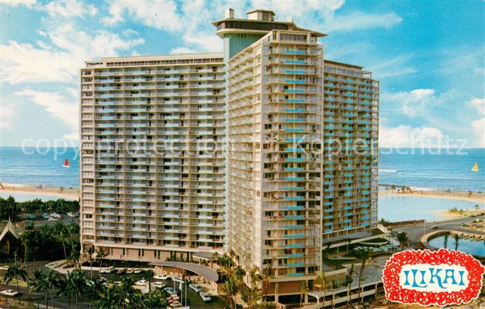Waikiki Honolulu Hawaii Ilikai Hotel on Waikiki Yacht Harbor