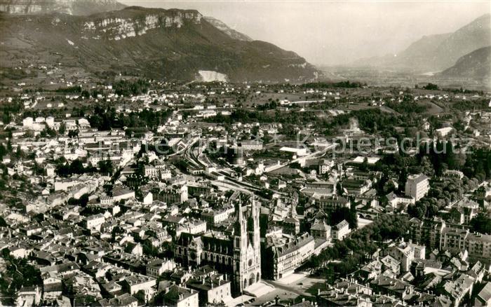 Voiron 38 Chartreuse Vue generale aerienne Eglise Saint Bruno