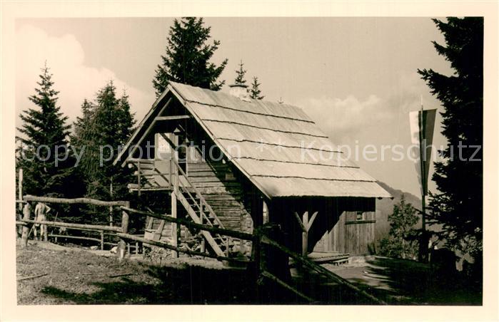 Mittagskogelhuette 1567m Villach Kaernten AT Ansicht