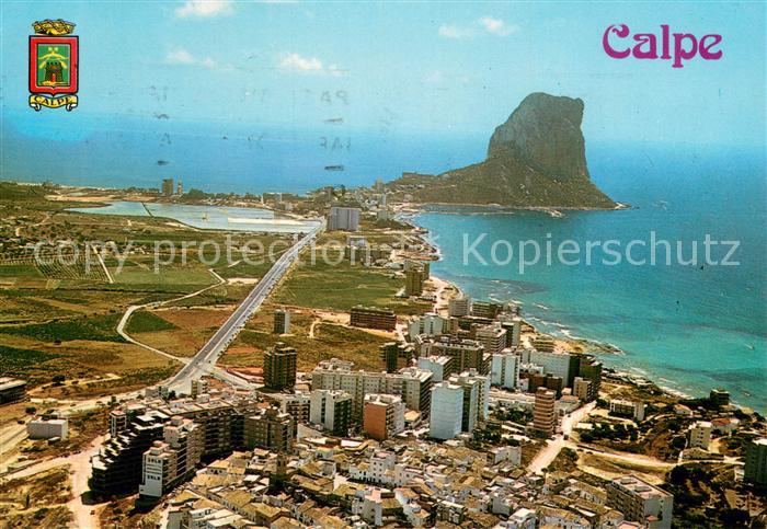 Calpe Alicante ES Fliegeraufnahme