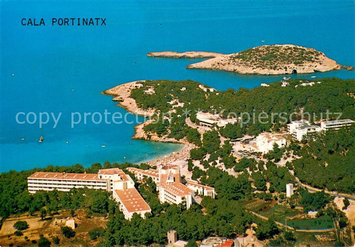 Cala Portinatx Ibiza Islas Baleares ES Fliegeraufnahme
