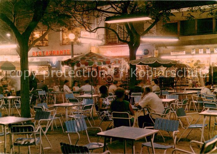 Pineda de Mar ES Plaza de Las Melias Nocturna