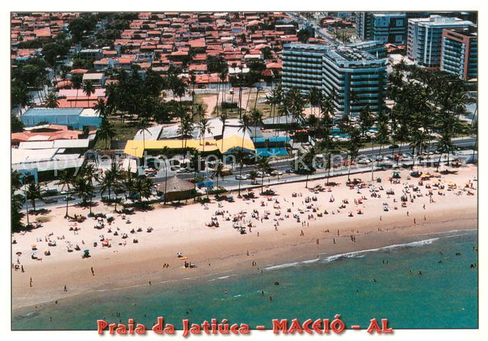 Maceio Brazil Praia da Jatiuca Fliegeraufnahme