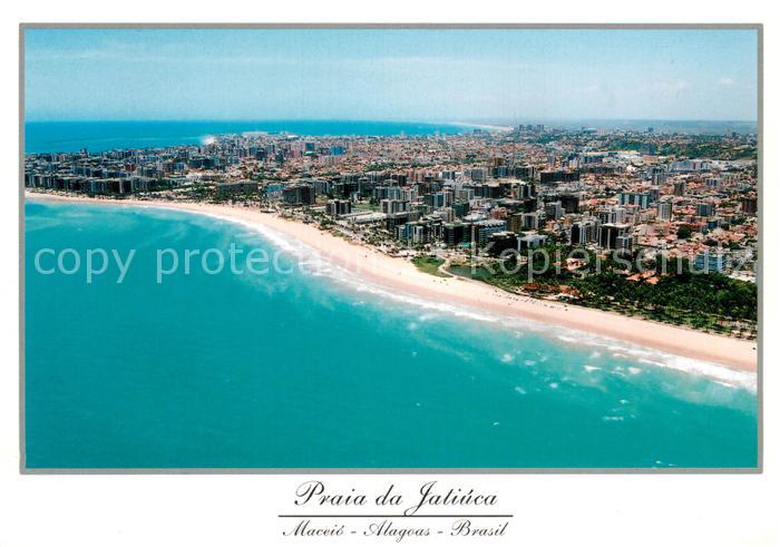 Maceio Brazil Praia da Jatiuca Fliegeraufnahme
