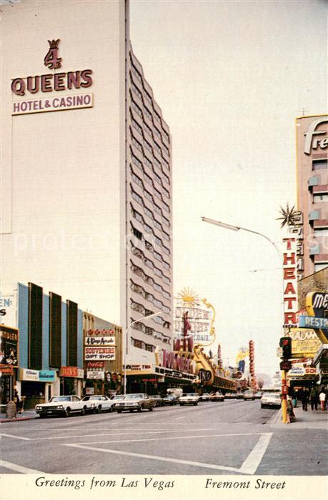 Las Vegas Nevada Fremont Street Queens Hotel and Casio