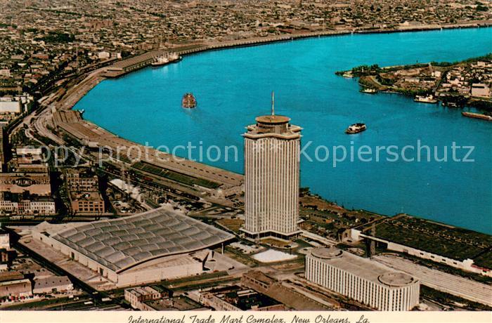 New Orleans Louisiana International Trade Mart Complex Air view