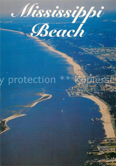 Mississippi US-State Beach Air view