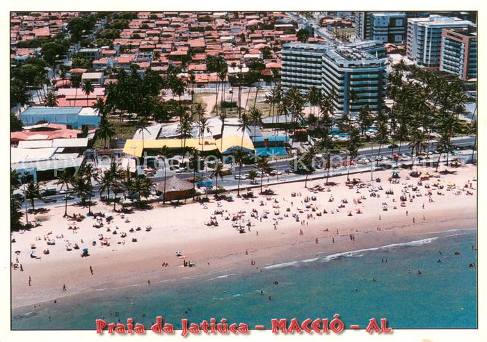 Maceio Brazil Praia da Jaticua Fliegeraufnahme