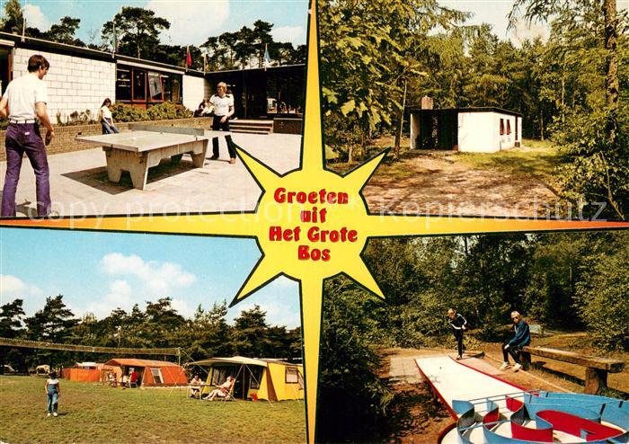 Doorn Recreatiecentrum Het Grote Bos Tischtennis Camping Minigolf