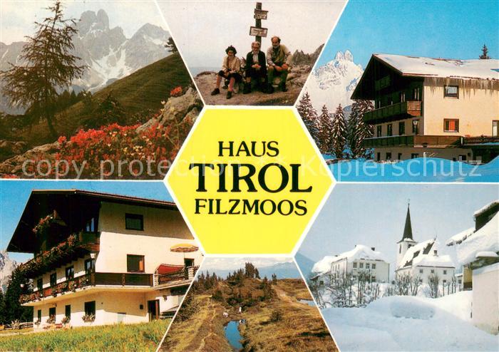 Filzmoos Bischofsmuetze Haus Tirol Panorama Winteridyll
