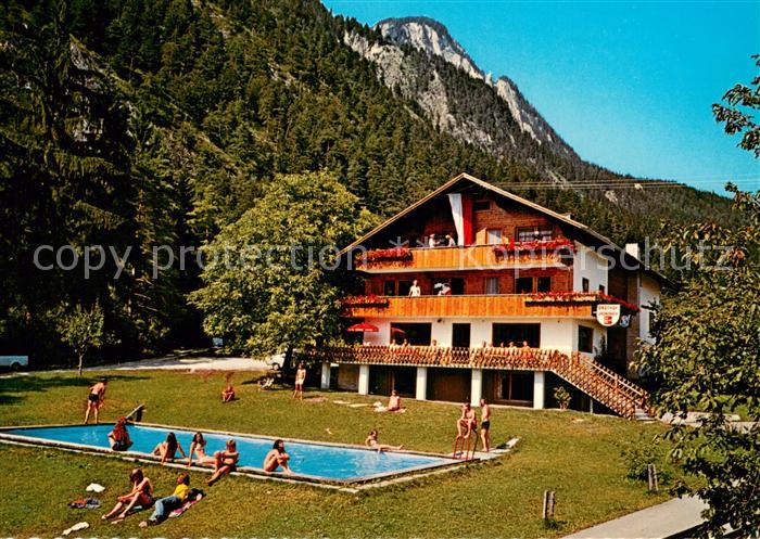 Muenster Tirol Gasthof Pension Gruensbach Pool