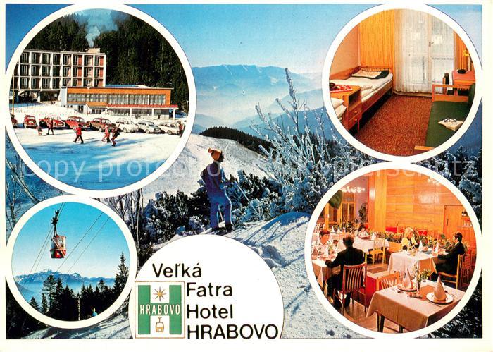 Velka Fatra Pohlad z Velkej Fatry na Nitzke Tatry Hotel Hrabovo Kabinkova lanovk