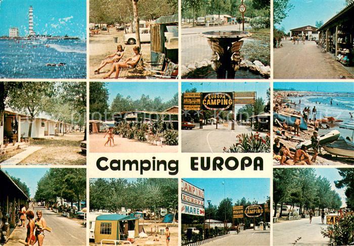 Cavallino Lido Venezia IT Camping Europa Teilansichten