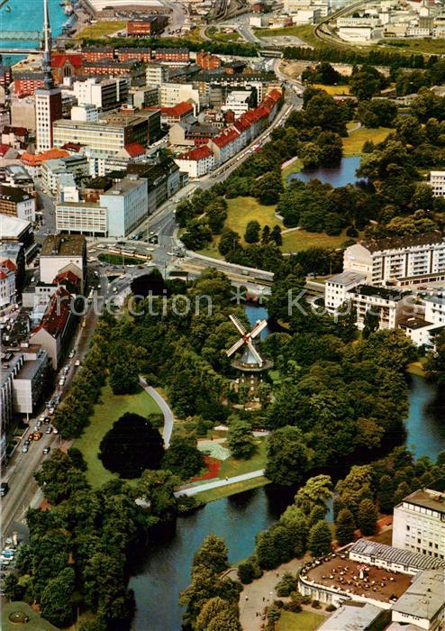 BREMEN CITY Muehle am Wall Fliegeraufnahme